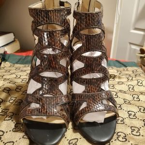 Mark Fisher Animal Print sandals